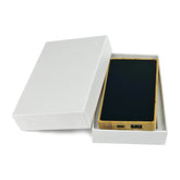 AK-122 Bamboo Power Bank with Light up Logo